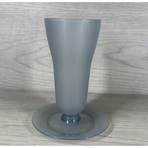 Vintage Tupperware Tall Parfait Sundae Dessert Cup Gray